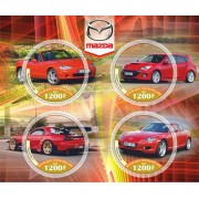 Stamps Sports cars Mazda Set 2 sheets