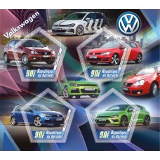 Stamps Sports cars Volkswagen Set 2 sheets
