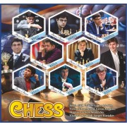Stamps Chess Champions Set 9 sheets