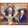 Stamps Greatest Britons Cook Nelson Cromwell Thatcher Wilberforce
