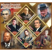 Stamps Winston Churchil and Antony Eden