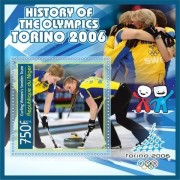 Stamps Winter Olympic Games in Turin 2006 Curling