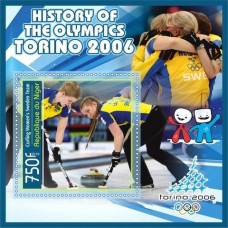 Stamps Winter Olympic Games in Turin 2006 Curling