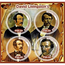 Stamps David Livingstone Set 8 sheets
