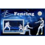 Stamps Sport  Fencing  Set 8 sheets