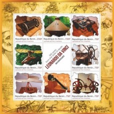 Stamps Leonardo da Vinci Set 9 sheets