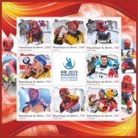 Stamps Sport Luge WM 2019  Set 9 sheets