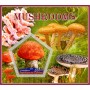 Stamps Mushrooms Set 8 sheets