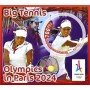 Stamps Olympic Games in Paris 2024 Tennis Set 8 sheets