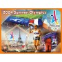Stamps Olympic Games in Paris 2024 Tennis Athletics Water polo Set 8 sheets