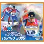 Stamps Olympic Games in Turin 2006 Speed skating Downhillskiing Set 8 sheets