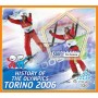 Stamps Olympic Games in Turin 2006 Speed skating Downhillskiing Set 8 sheets