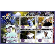 Stamps Summer Olympics in Tokyo 2020 Golf Set 8 sheets