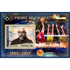 Stamps Pierre Coubertin Volleyball
