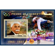 Stamps Pierre de Coubertin Judo