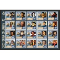 Stamps Christopher Columbus Set 1 sheets