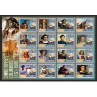 Stamps Christopher Columbus Set 1 sheets
