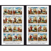 Stamps Christopher Columbus Set 8 sheets