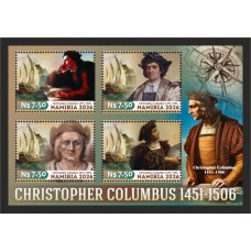 Stamps Christopher Columbus Set 8 sheets