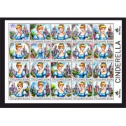 Stamps Cartoon Walt Disney Set 1 sheets