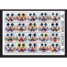 Stamps Cartoon Walt Disney Set 1 sheets