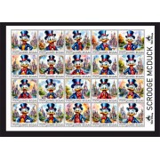 Stamps Cartoon Walt Disney Set 1 sheets