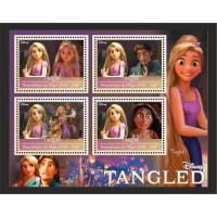 Stamps Cartoon Walt Disney Set 8 sheets