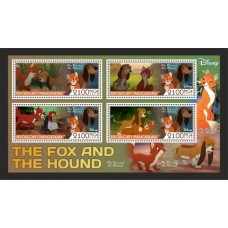 Stamps Cartoon Walt Disney Set 8 sheets