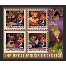 Stamps Cartoon Walt Disney Set 8 sheets