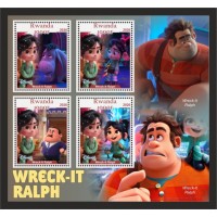 Stamps Cartoon Walt Disney Set 8 sheets
