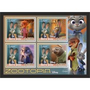 Stamps Cartoon Walt Disney Set 8 sheets