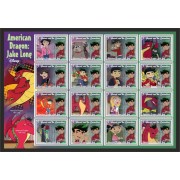 Stamps Cartoon Walt Disney Set 16 stamps