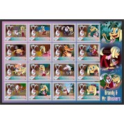 Stamps Cartoon Walt Disney Set 16 stamps