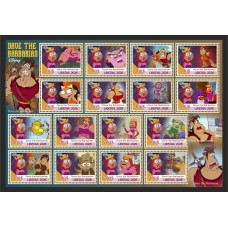 Stamps Cartoon Walt Disney Set 16 stamps