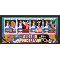 Stamps Cartoon Walt Disney Set 8 sheets