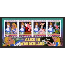 Stamps Cartoon Walt Disney Set 8 sheets