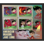 Stamps Cartoon Walt Disney Set 8 sheets