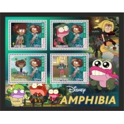 Stamps Cartoon Walt Disney Set 8 sheets