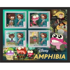 Stamps Cartoon Walt Disney Set 8 sheets