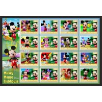Stamps Cartoon Walt Disney Set 16 stamps
