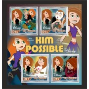 Stamps Cartoon Walt Disney Set 8 sheets