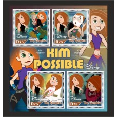 Stamps Cartoon Walt Disney Set 8 sheets