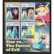 Stamps Cartoon Walt Disney Set 8 sheets