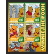 Stamps Cartoon Walt Disney Set 8 sheets
