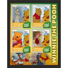 Stamps Cartoon Walt Disney Set 8 sheets