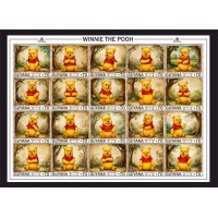 Stamps Cartoon Walt Disney Set 1 sheets