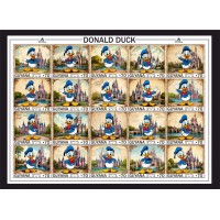 Stamps Cartoon Walt Disney Set 1 sheets