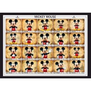 Stamps Cartoon Walt Disney Set 1 sheets