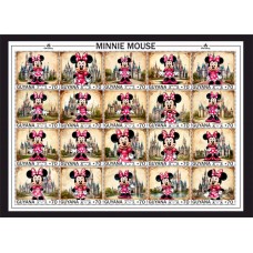 Stamps Cartoon Walt Disney Set 1 sheets