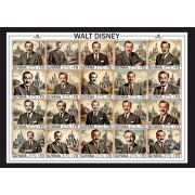 Stamps Cartoon Walt Disney Set 1 sheets